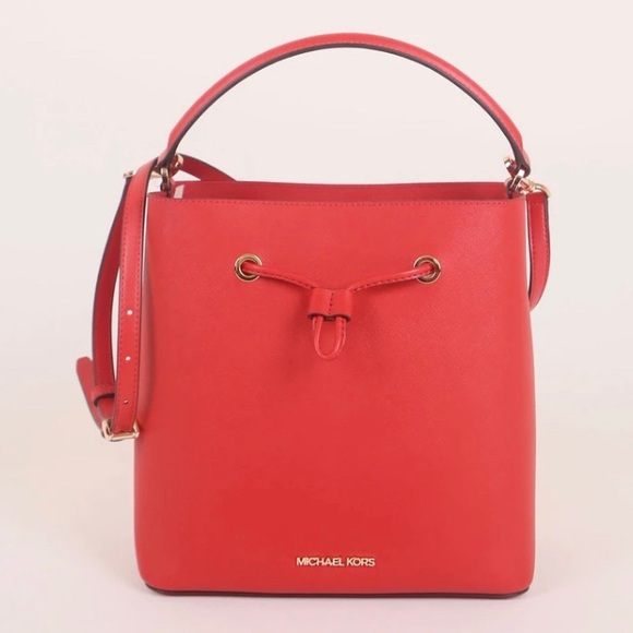 Michael Kors Handbags - Michael Kors Large Bucket Flame ✨NWT✨